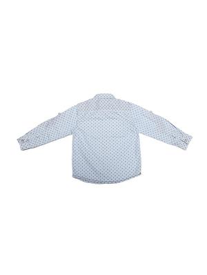 blue cotton blend shirt - 15608881 - Standard Image - 2