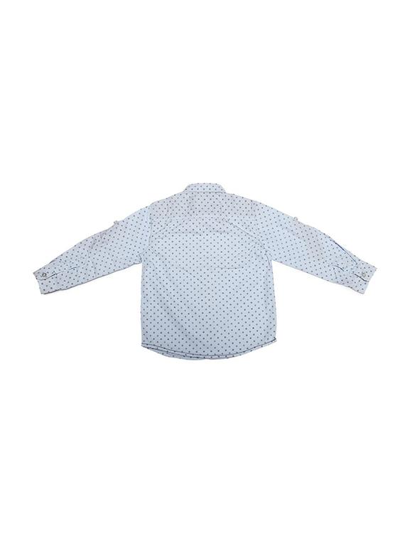 blue cotton blend shirt - 15608881 - Zoom Image - 2