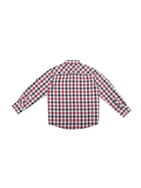 red cotton blend shirt - 15608891 - Zoom Image - 2