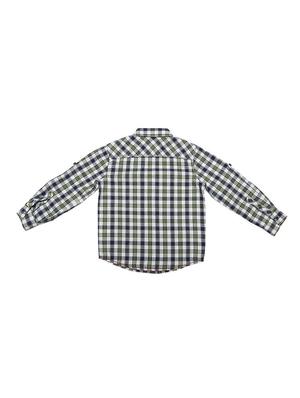 green cotton blend shirt - 15608892 - Standard Image - 2