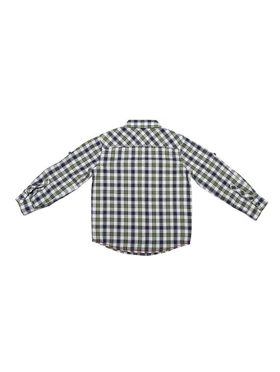 green cotton blend shirt - 15608892 - Zoom Image - 2