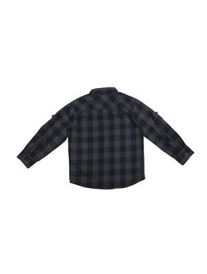 grey cotton blend shirt - 15608893 - Standard Image - 2