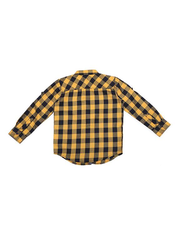 yellow cotton blend shirt - 15608894 - Zoom Image - 2