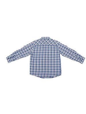 blue cotton blend shirt - 15608897 - Standard Image - 2