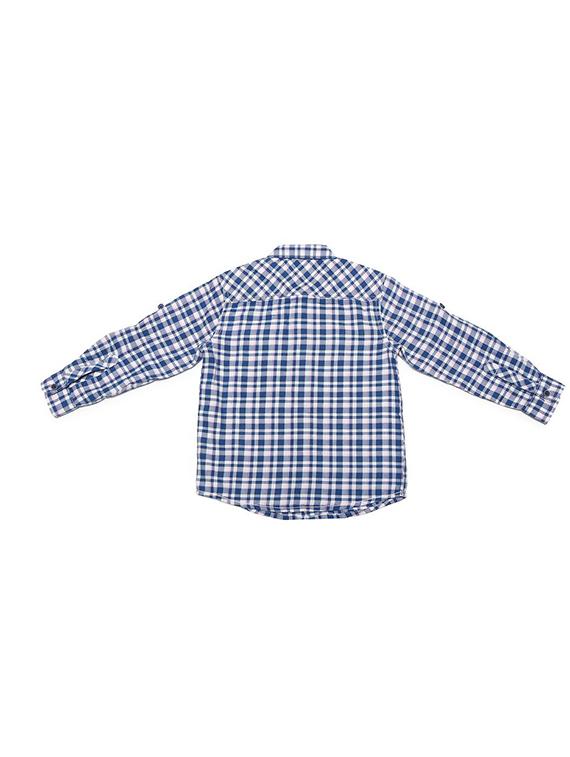 blue cotton blend shirt - 15608897 - Zoom Image - 2