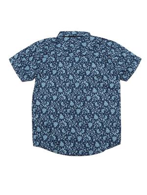 blue cotton blend shirt - 15608903 - Standard Image - 2
