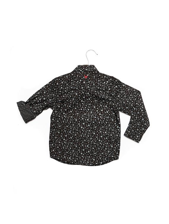 black cotton shirt - 15608908 - Zoom Image - 2