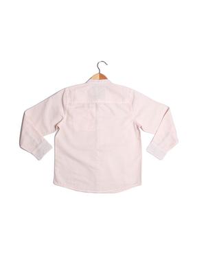 pink cotton blend shirt - 15608913 - Standard Image - 2