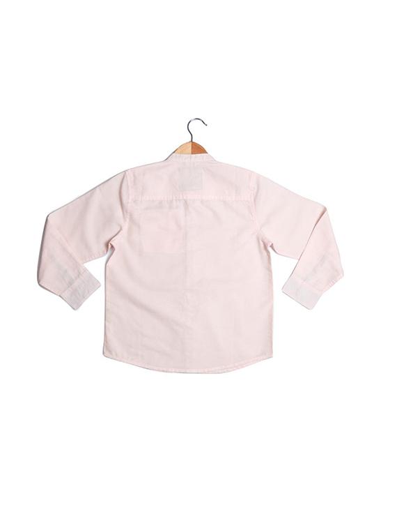 pink cotton blend shirt - 15608913 - Zoom Image - 2