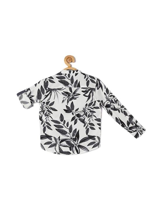 white cotton blend shirt - 15608926 - Zoom Image - 2