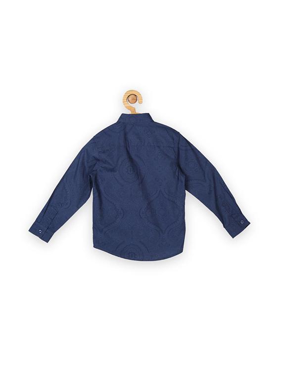 blue cotton shirt - 15608927 - Zoom Image - 2