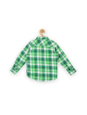 green cotton shirt - 15608933 - Standard Image - 2