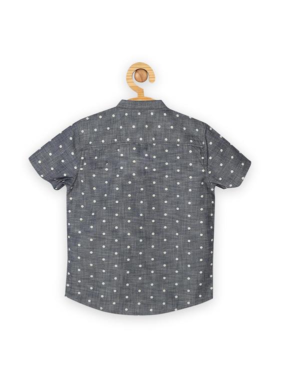 grey cotton shirt - 15608943 - Zoom Image - 2