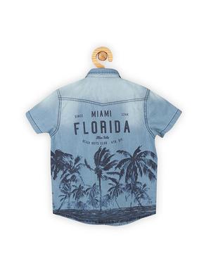 blue cotton shirt - 15608949 - Standard Image - 2