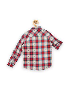 red cotton shirt - 15608950 - Standard Image - 2