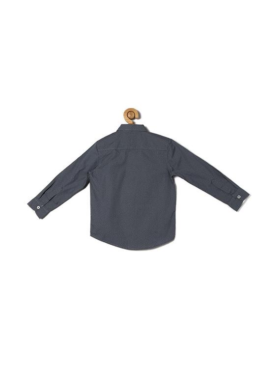 grey cotton blend shirt - 15608956 - Zoom Image - 2