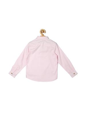 pink cotton blend shirt - 15608963 - Standard Image - 2
