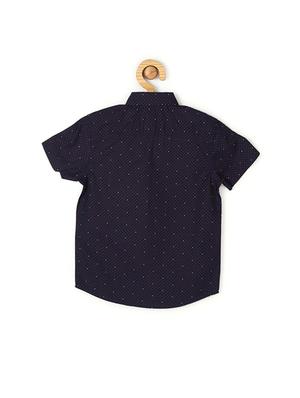 navy blue cotton shirt - 15608970 - Standard Image - 2