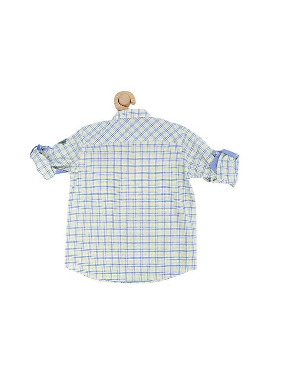 multi colored cotton blend shirt - 15608994 - Zoom Image - 2