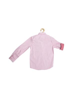 pink cotton blend shirt - 15608995 - Standard Image - 2