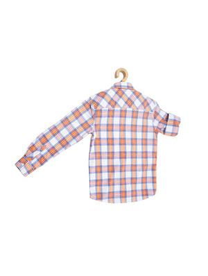 orange cotton blend shirt - 15608999 - Standard Image - 2