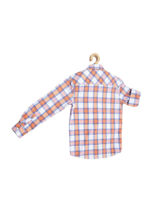 orange cotton blend shirt - 15608999 - Zoom Image - 2