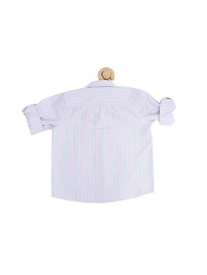 blue cotton blend shirt - 15609000 - Standard Image - 2