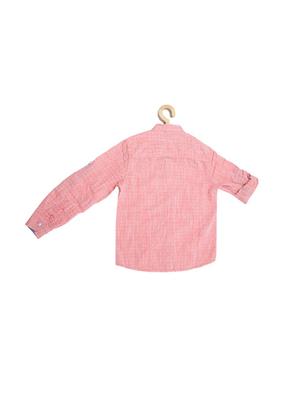 pink cotton blend shirt - 15609001 - Standard Image - 2