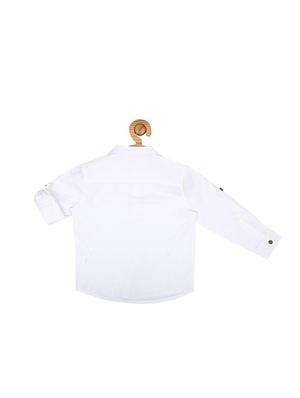 white cotton shirt - 15609016 - Standard Image - 2