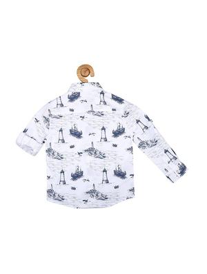 white cotton shirt - 15609018 - Standard Image - 2