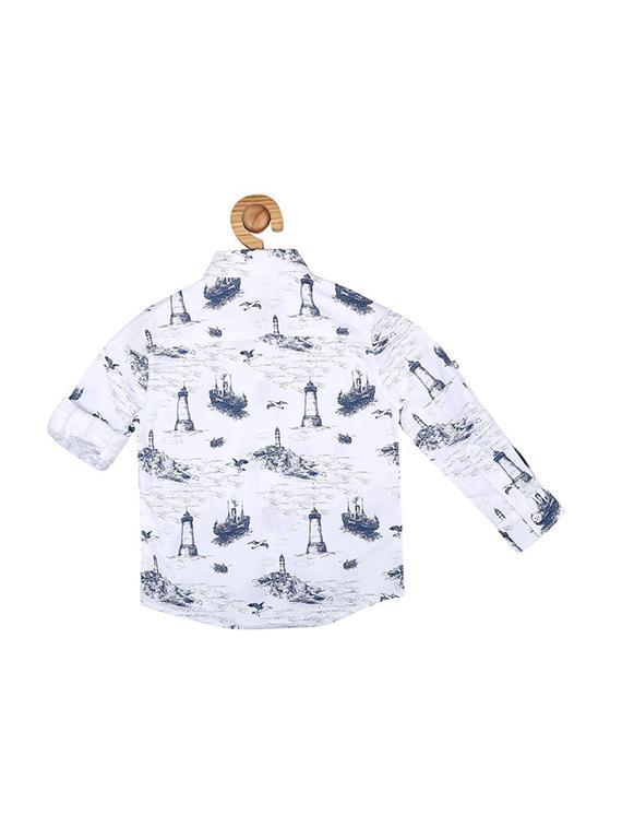 white cotton shirt - 15609018 - Zoom Image - 2