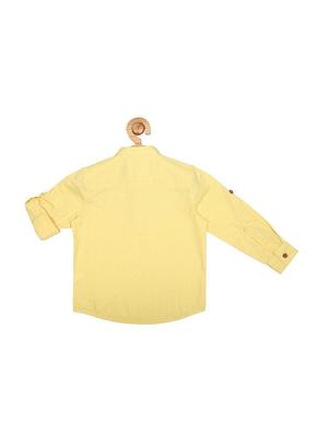 yellow cotton shirt - 15609020 - Standard Image - 2