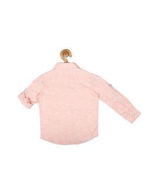 orange cotton blend shirt - 15609024 - Standard Image - 2