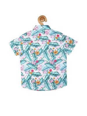 green cotton shirt - 15609025 - Standard Image - 2