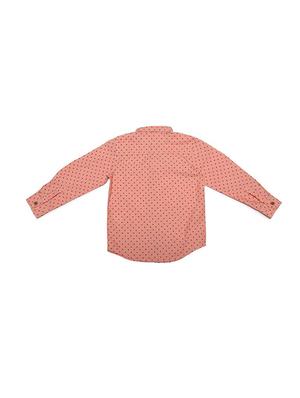 orange cotton blend shirt - 15609031 - Standard Image - 2