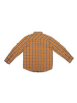 yellow cotton blend shirt - 15609034 - Standard Image - 2