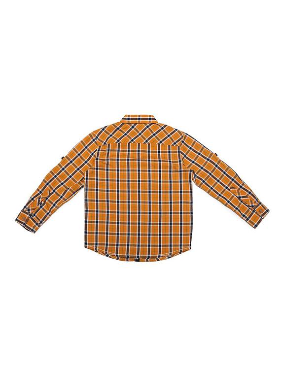 yellow cotton blend shirt - 15609034 - Zoom Image - 2