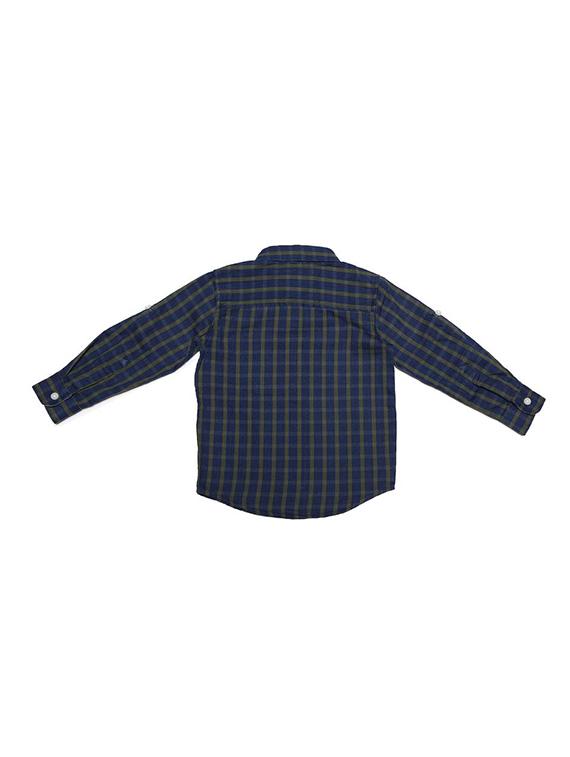 blue cotton blend shirt - 15609036 - Zoom Image - 2