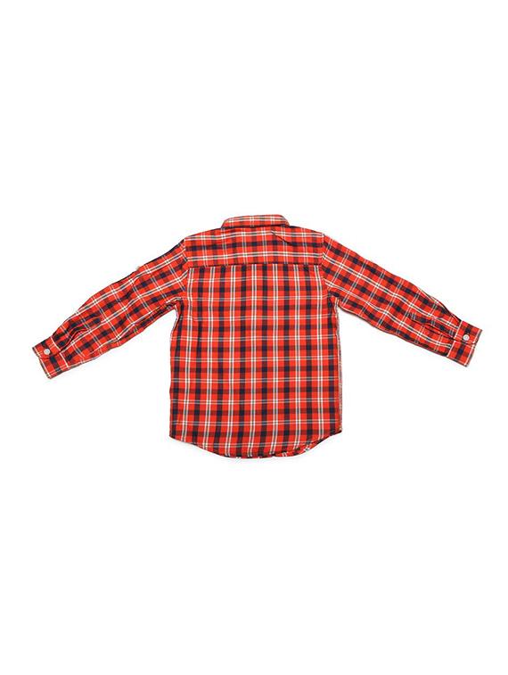 orange cotton blend shirt - 15609044 - Zoom Image - 2