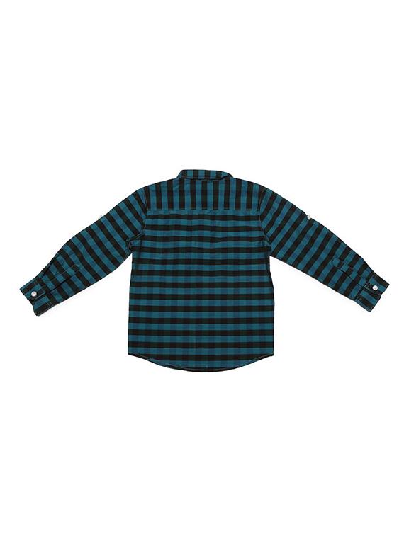 blue cotton blend shirt - 15609048 - Zoom Image - 2