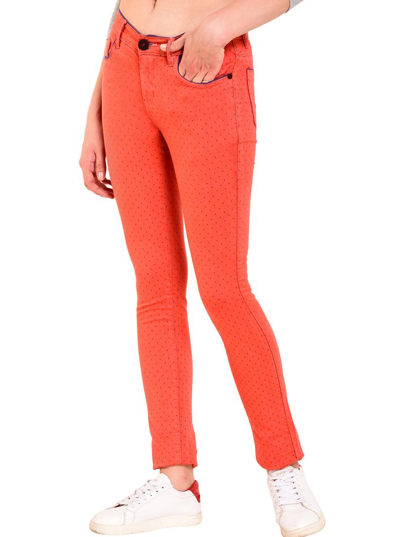 polka dotted skinny jeans - 15609178 - Zoom Image - 2