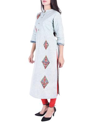 Printed straight kurta - 15609205 - Standard Image - 2