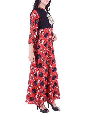 A-line printed kurta - 15609222 - Standard Image - 2