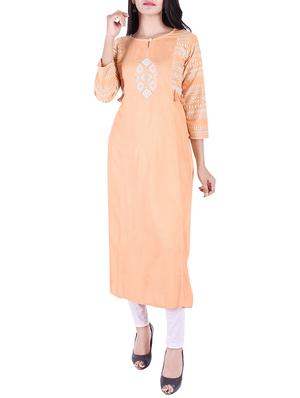 Printed straight kurta - 15609232 - Standard Image - 2