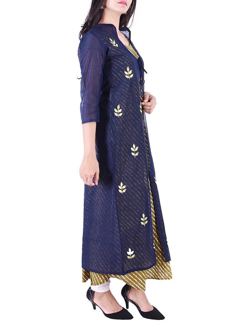 Layered printed kurta - 15609240 - Zoom Image - 2