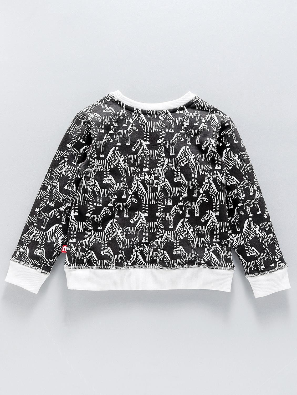 black fleece sweatshirt - 15609243 - Zoom Image - 2