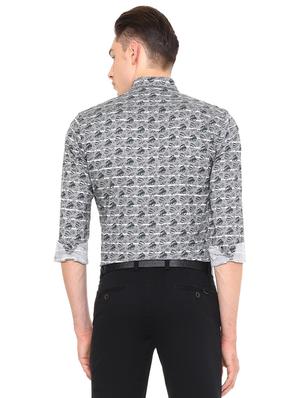 grey cotton blend casual shirt - 15609351 - Standard Image - 2