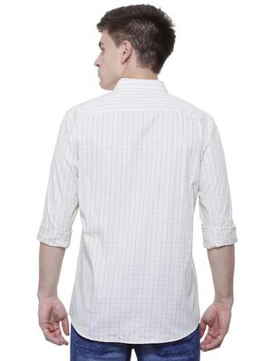 white cotton casual shirt - 15609361 - Standard Image - 2