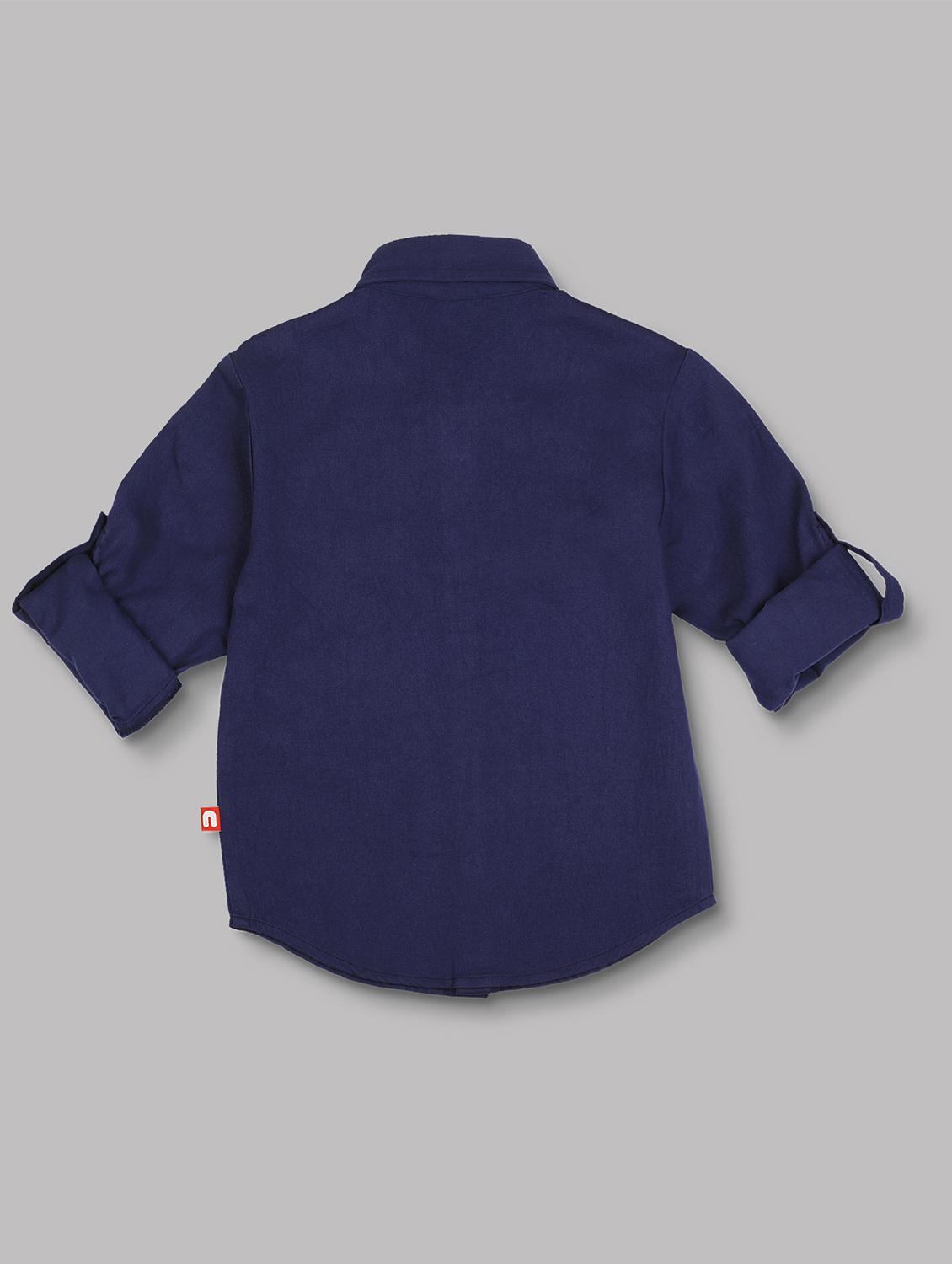 blue cotton shirt - 15609731 - Zoom Image - 2