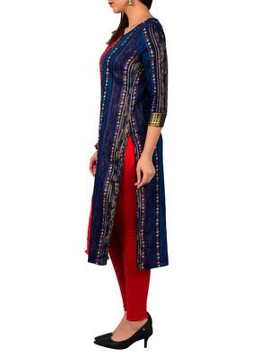 Printed straight kurta - 15610147 - Standard Image - 2